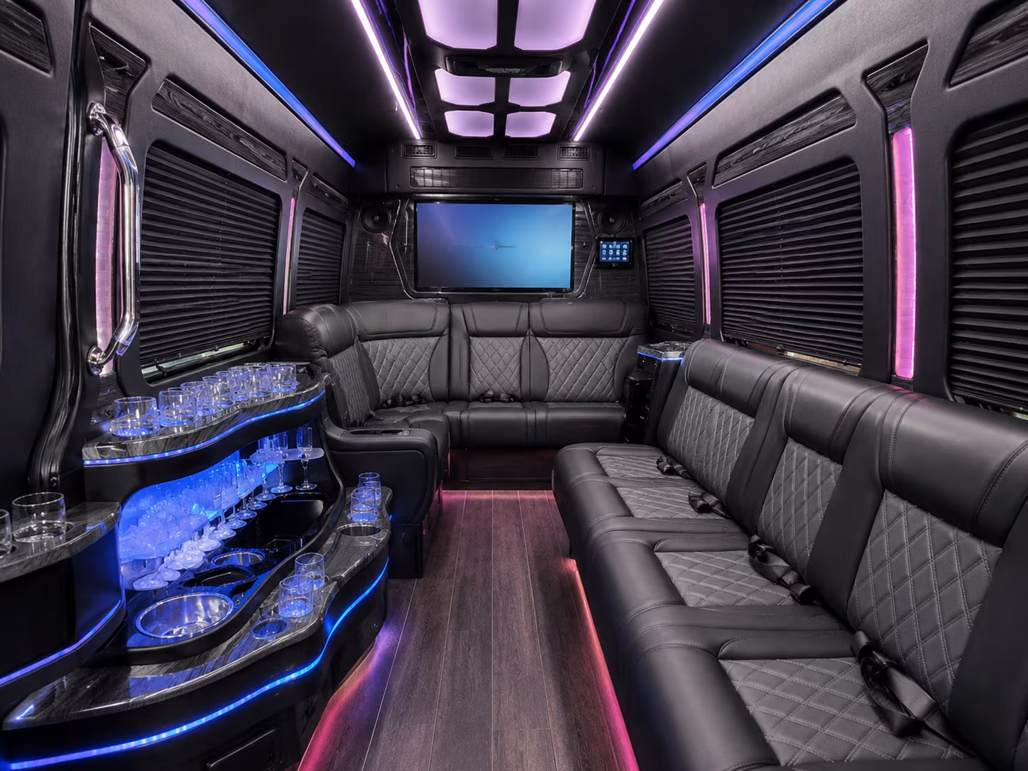 bus rentals for music festival weekends near redwood city