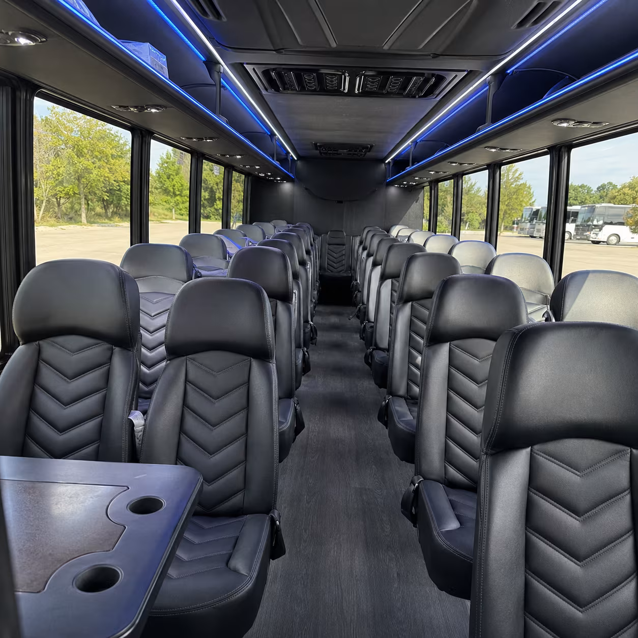 can i book a one way a round trip or a multi day package for bus rental in redwood city