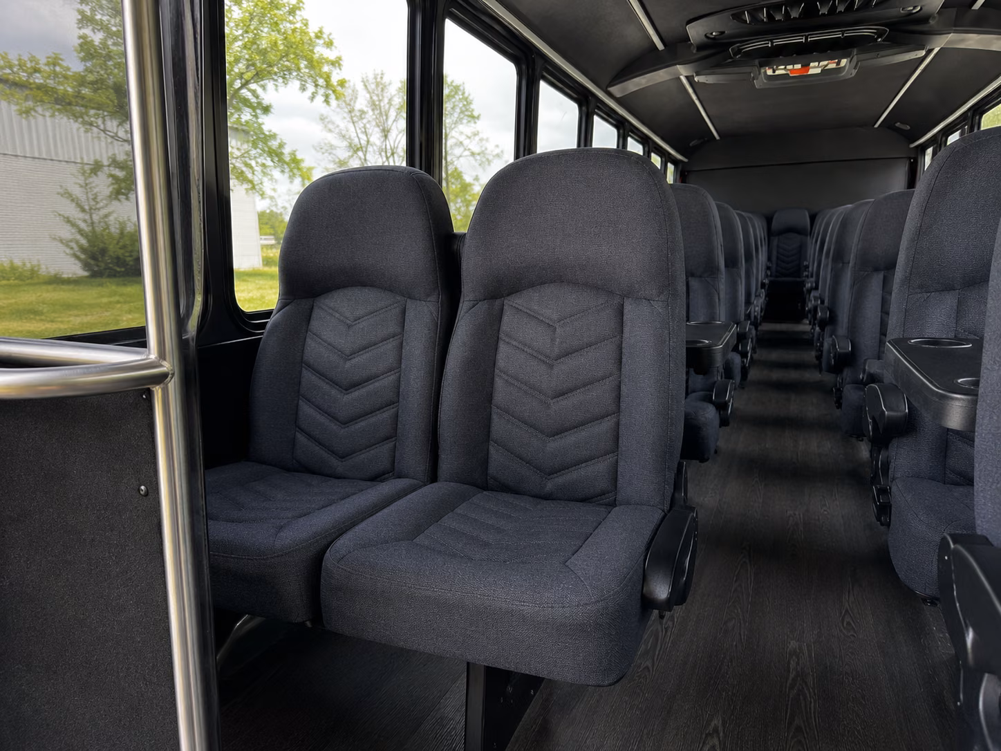 redwood city 15 passenger minibus interior