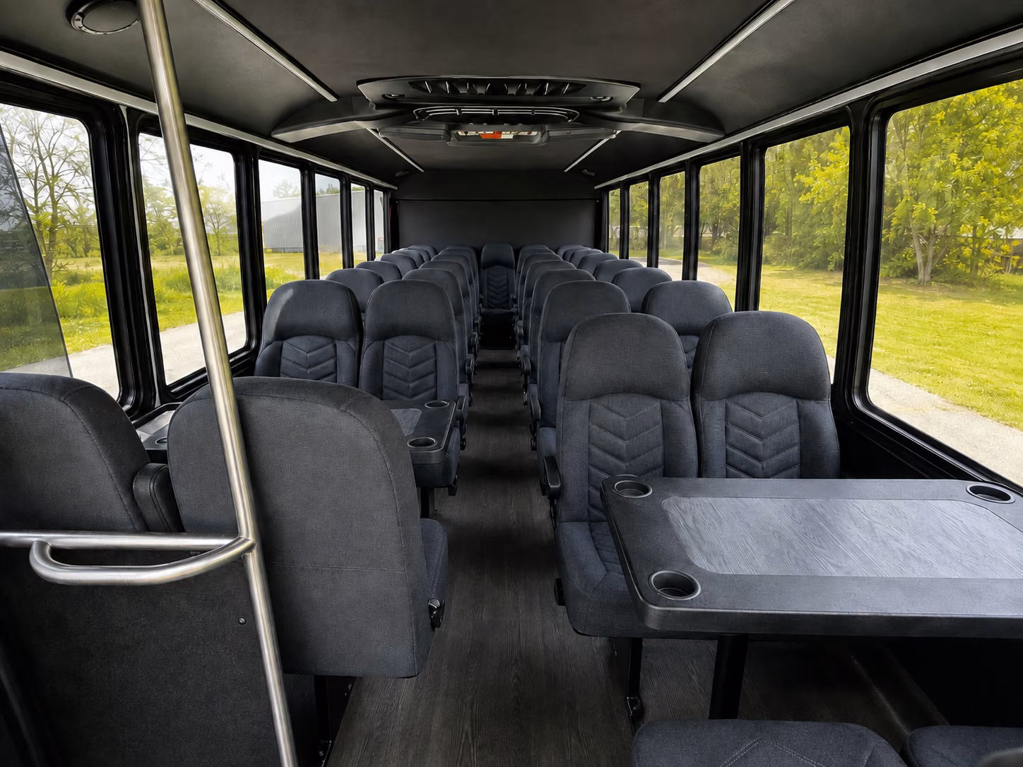 redwood city 20 passenger minibus inside