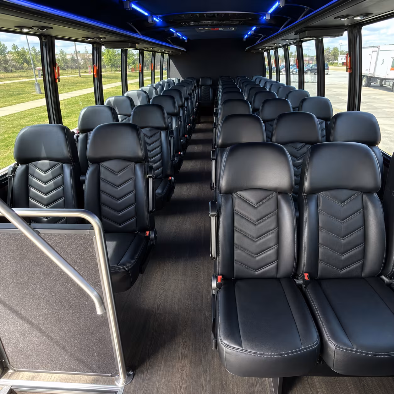 redwood city 25 passenger minibus inside