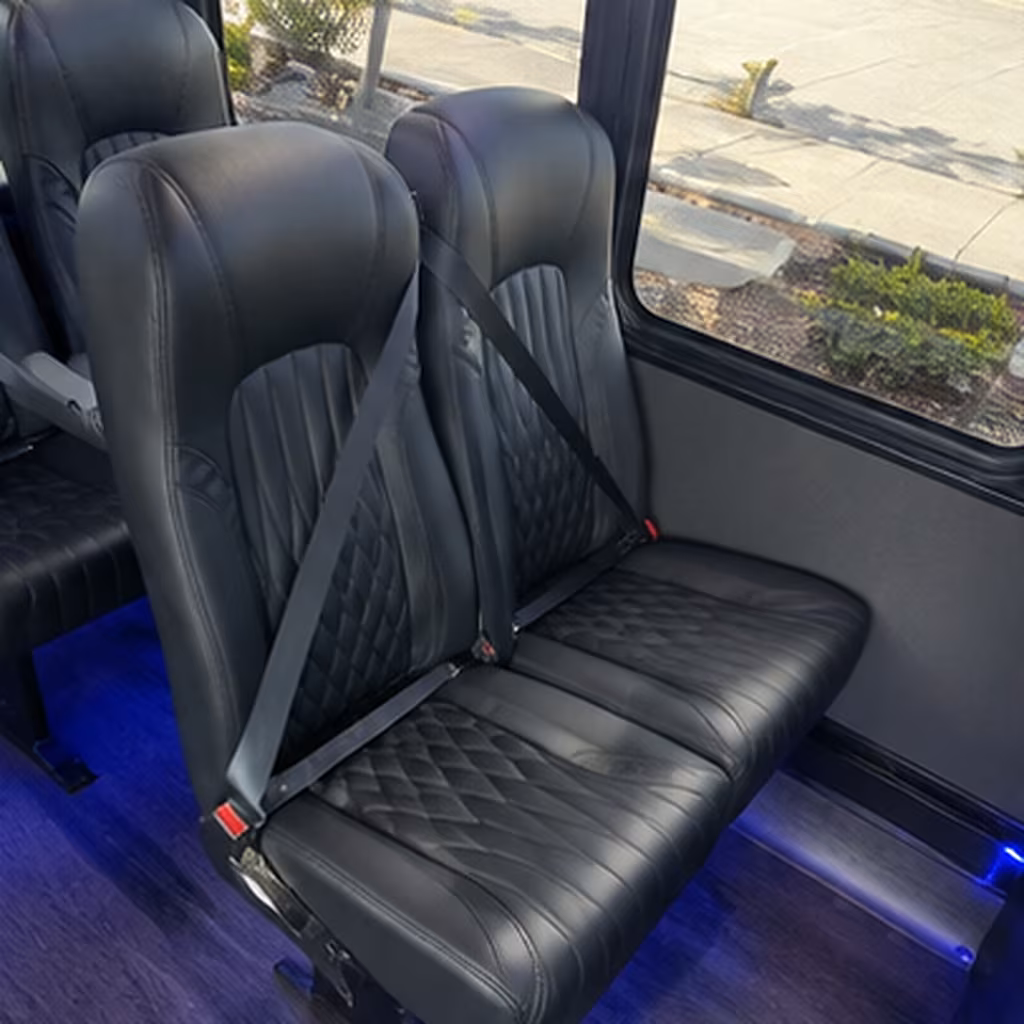 redwood city 30 passenger minibus inside