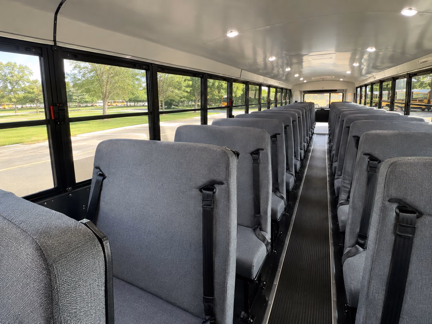 redwood city school bus inside