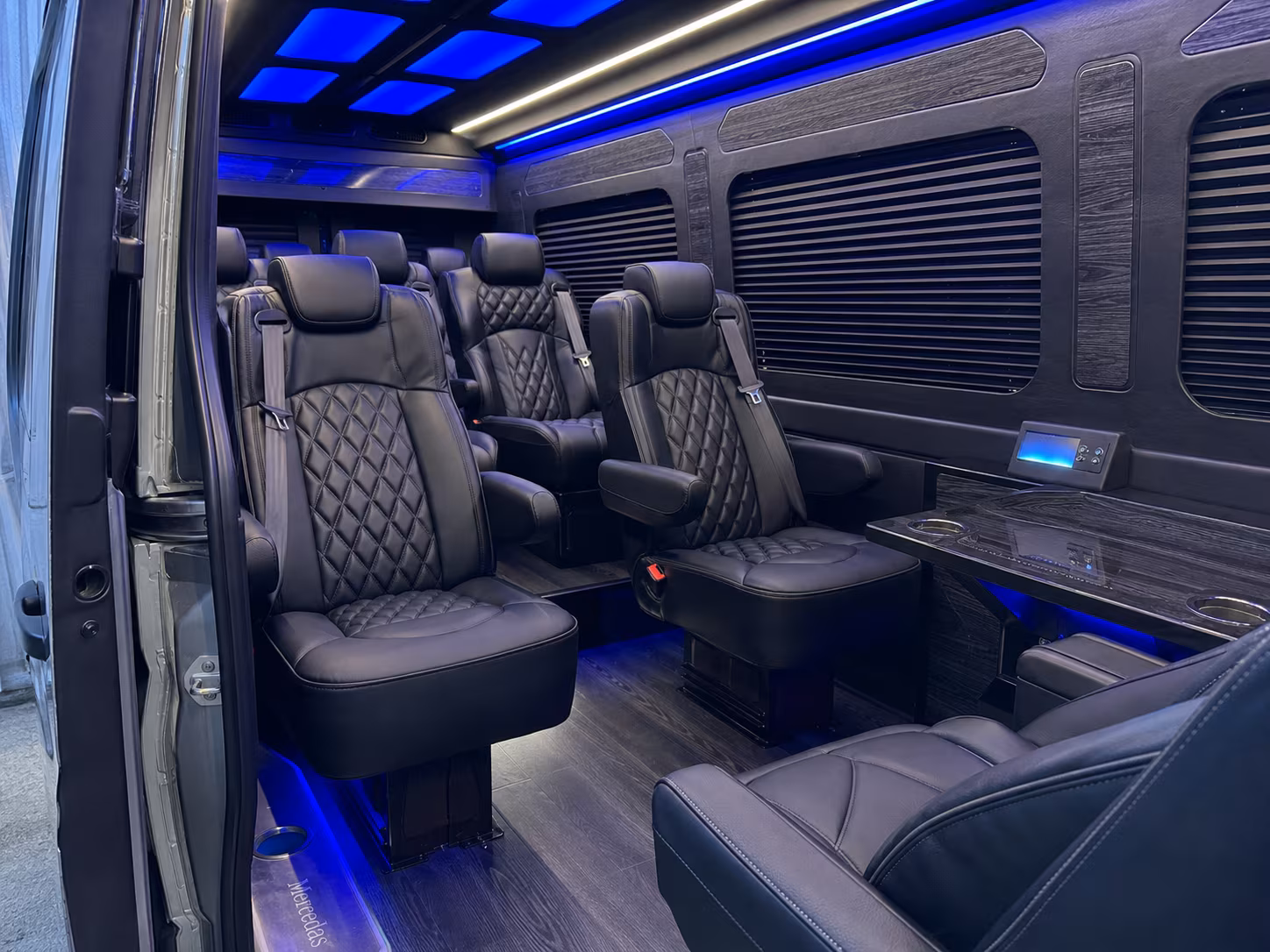 sprinter van transportation for groups and events across redwood city
